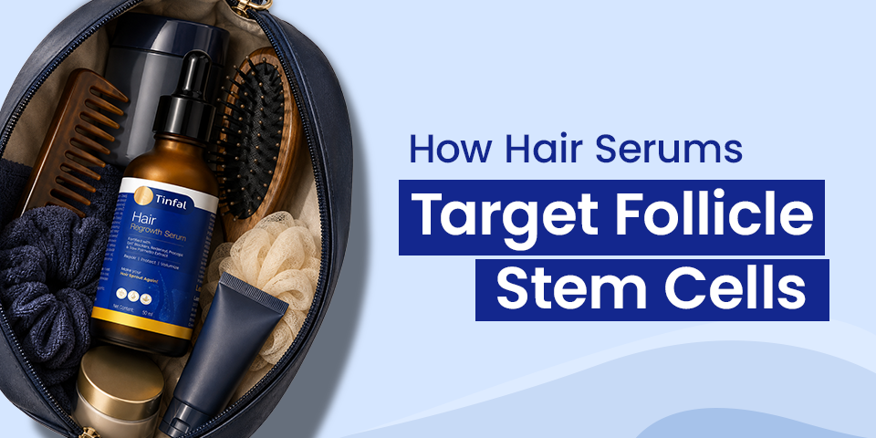 how hair serums target follicle stem cells