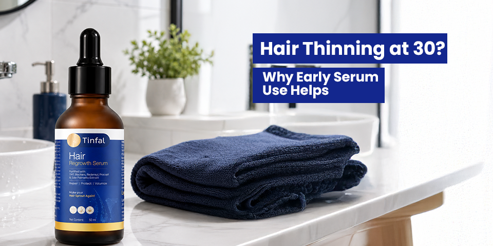 hair thinning at 30 why early serum use helps